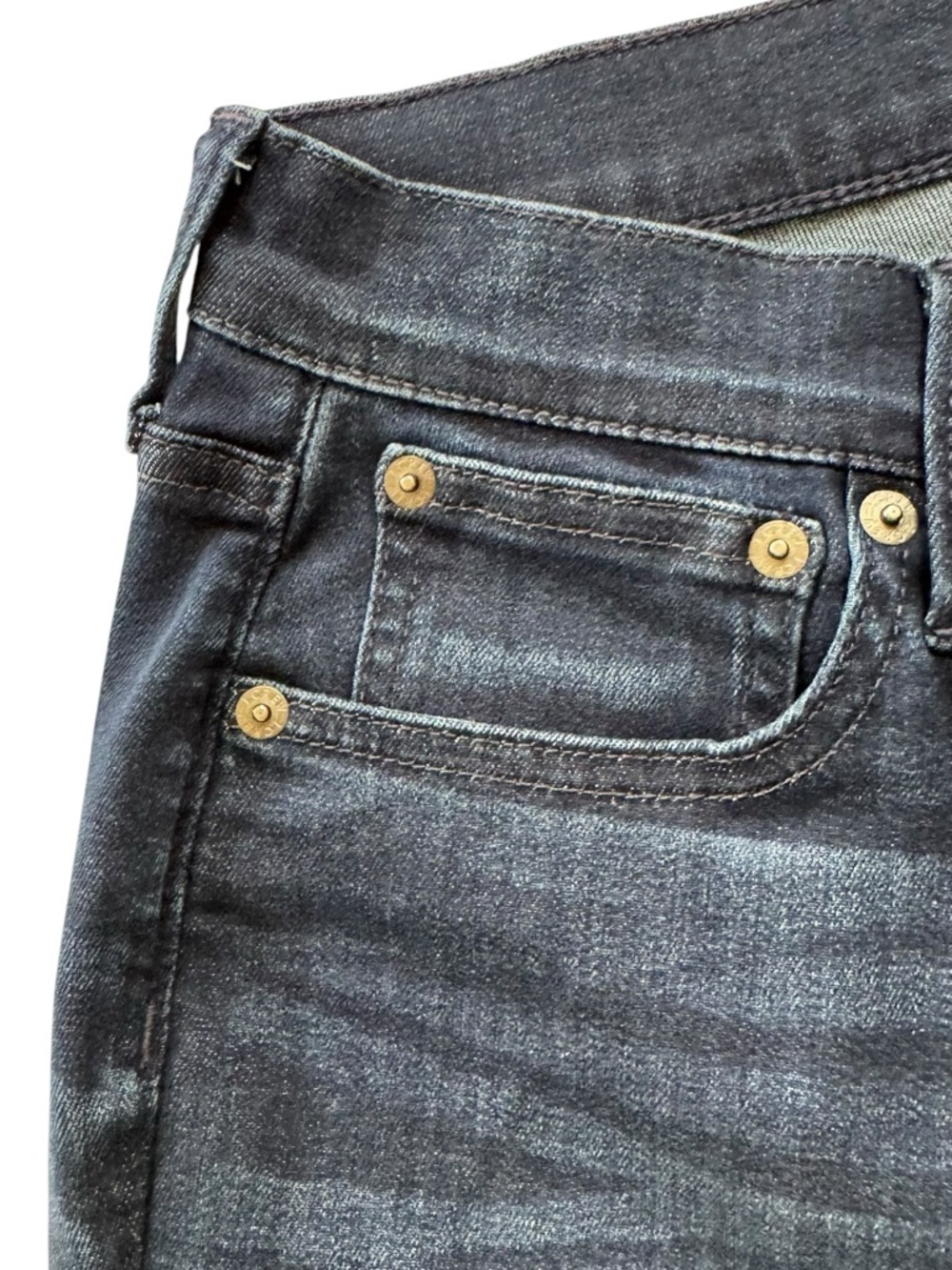 J. Crew Dark toothpick Skinny Jeans Size 27 - Picture 5 of 10
